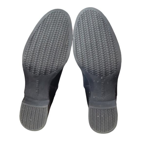 Cole Haan Cora Women’s Black Leather Full Zip Tall Riding Boots Size 9.5B - Picture 2 of 9